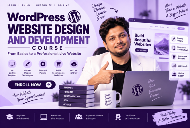 Wordpress website development course