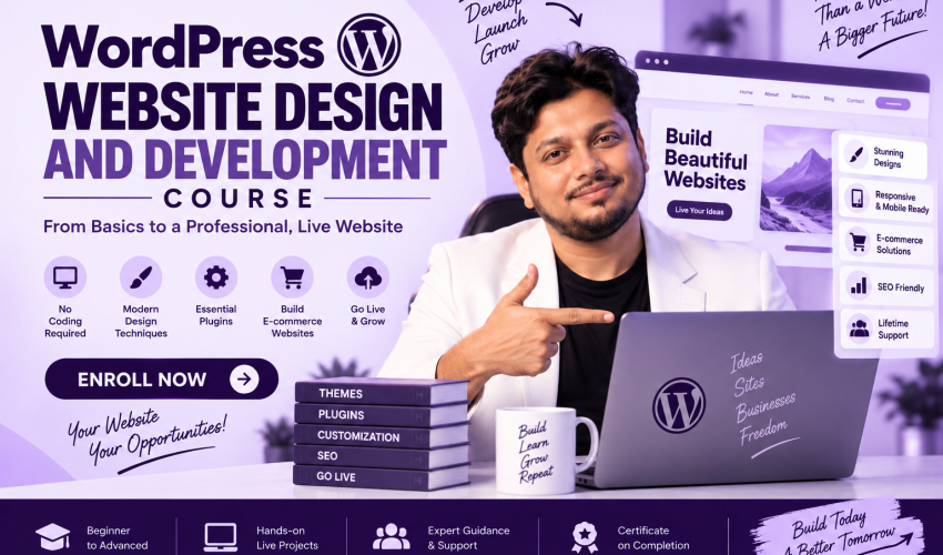 Wordpress website development course