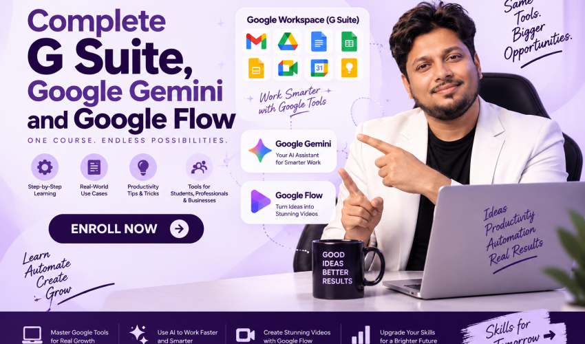 Google Gemini and Google Flow course in India
